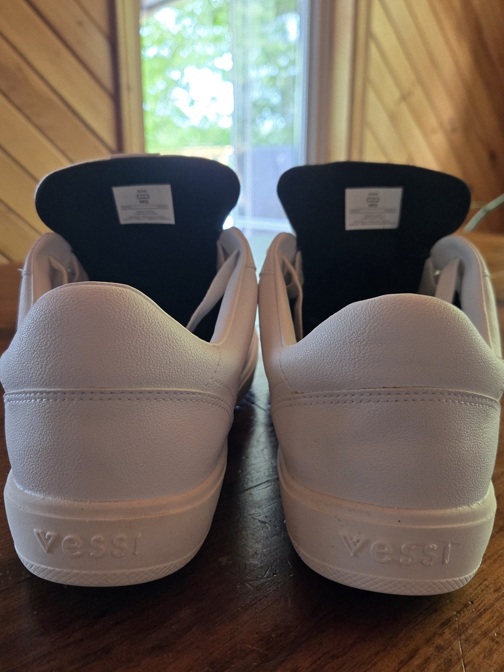 Vessi Men’s White Low-Top Slip-On Sneakers